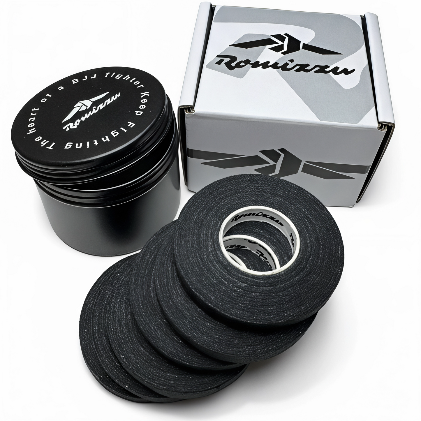 Romizzu BJJ Finger Tape — 3-Pack (3 Tins · 18 Rolls)