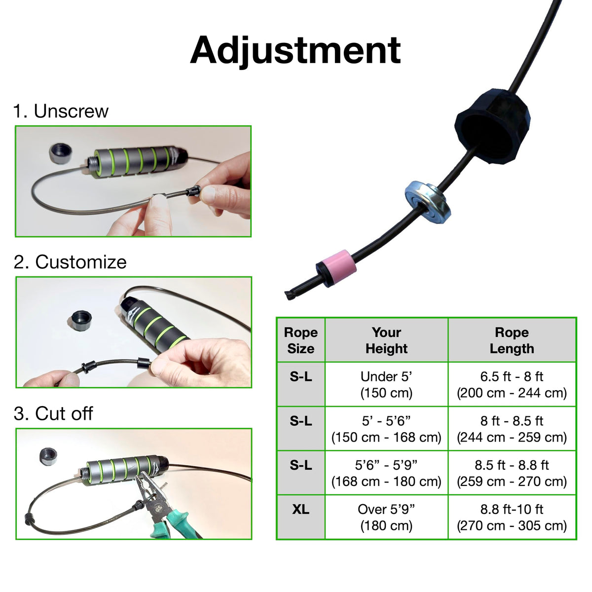 Romizzu Adjustable Speed Jump Rope – photo 8