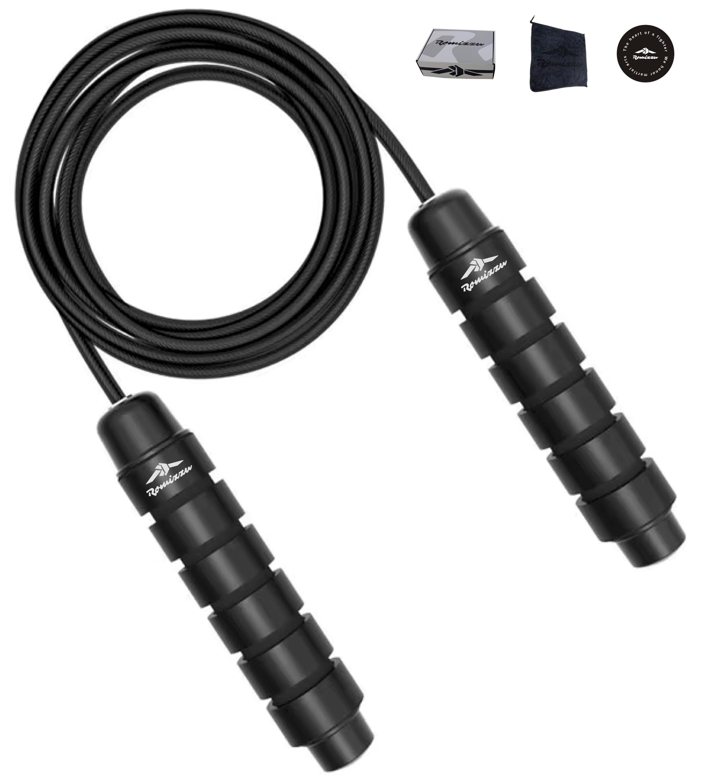 Premium Adjustable Jump Rope – Includes Towel & Gift Packaging