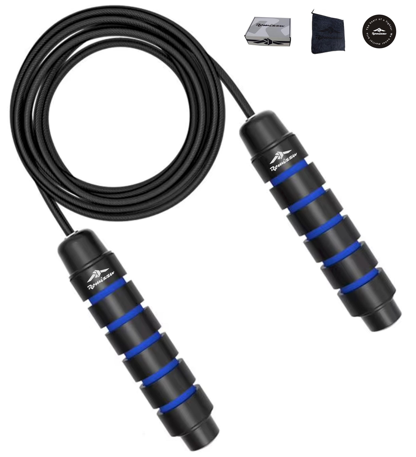 Premium Adjustable Jump Rope – Includes Towel & Gift Packaging